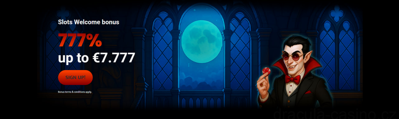 Dracula Casino uvítací bonus